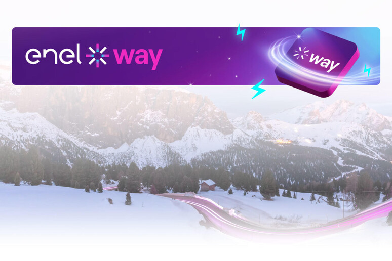 Enel X Way, la ricarica on demand arriva anche in montagna © ANSA/Enel