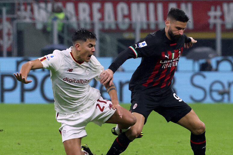 Soccer; serie A: Ac Milan vs As Roma - RIPRODUZIONE RISERVATA