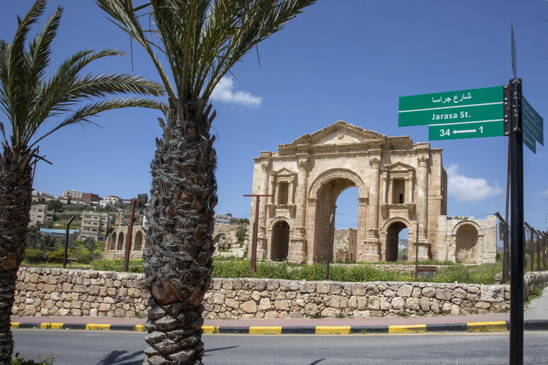 Il sito romano di Jerash in Giordania -     RIPRODUZIONE RISERVATA