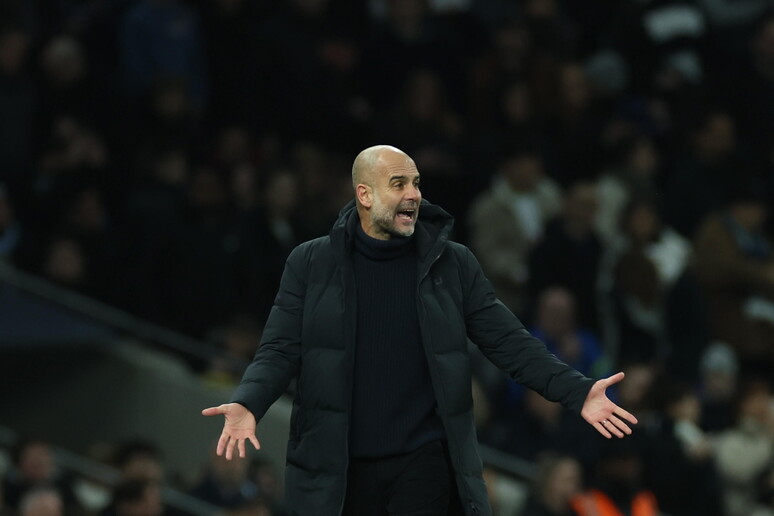L 'allenatore del Manchester City, Guardiola © ANSA/EPA