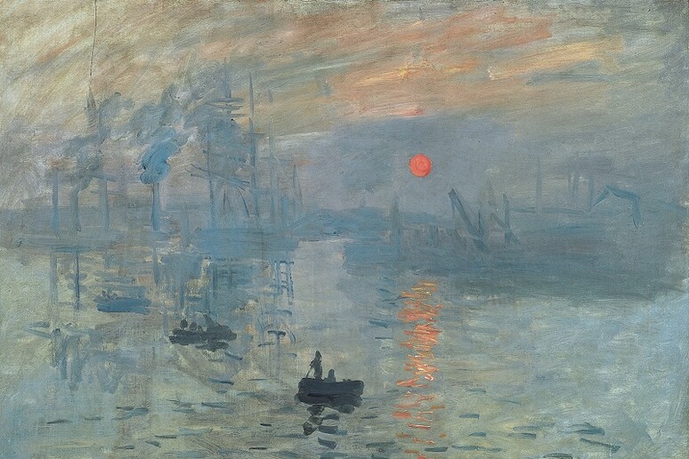 L’opera “Impressione, Sole nascente” di Monet (fonte: Wikipedia) - RIPRODUZIONE RISERVATA