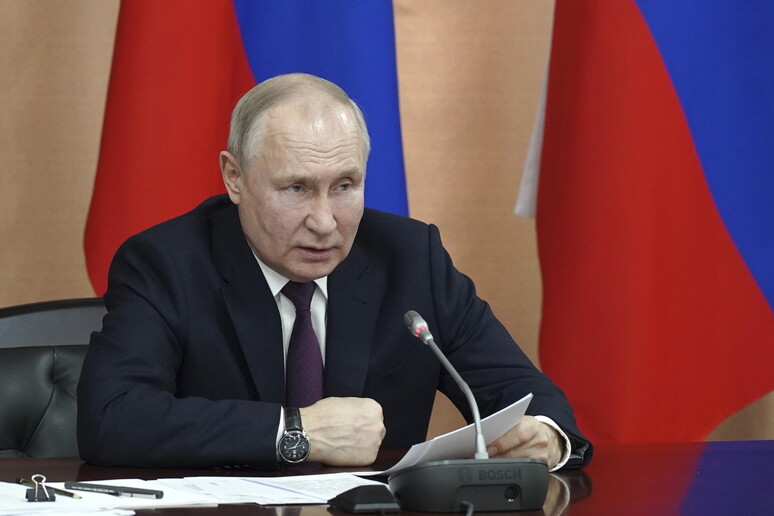 Il presidente russo Vladimir Putin © ANSA/EPA