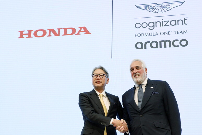 Honda announces engine supply for Aston Martin F1 team starting 2026 © ANSA/EPA