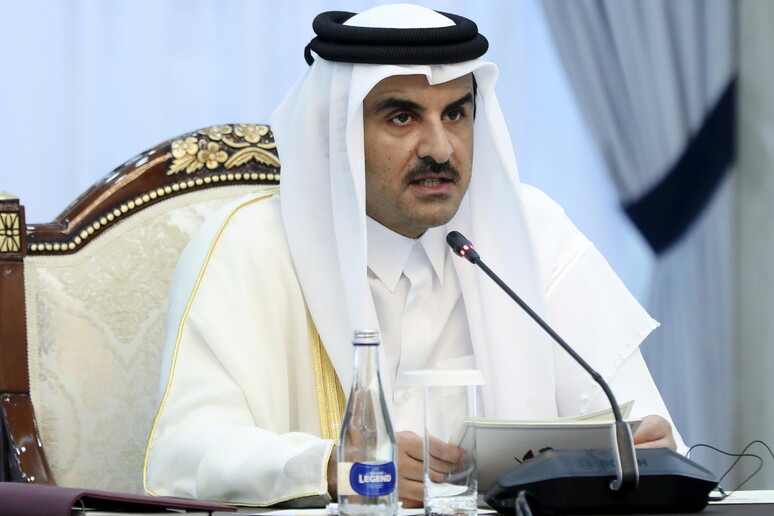 L 'emiro del Qatar sceicco Tamim bin Hamad Al-Thani © ANSA/EPA