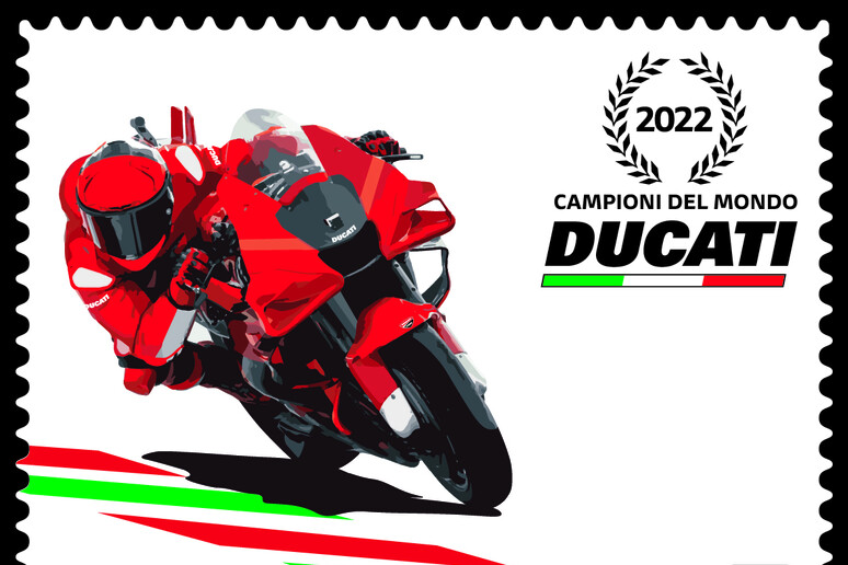 Emissione francobollo Moto Ducati - RIPRODUZIONE RISERVATA