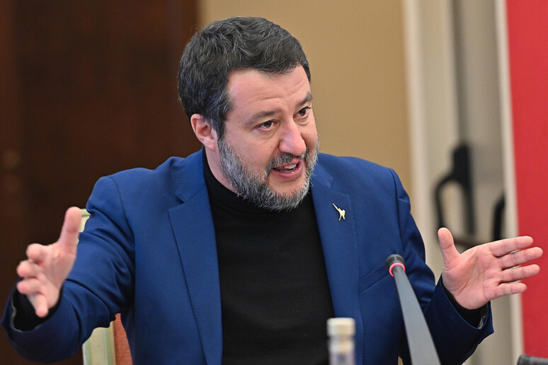 Il ministro Matteo Salvini -     RIPRODUZIONE RISERVATA
