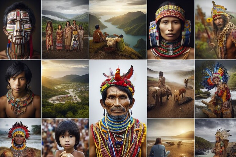 Il sondaggio ha coinvolto 3.000 persone provenienti da 19 comunità indigene di tutto il mondo  (fonte: immagine generata dal sistema di IA Microsoft Bing - Image Creator) -     RIPRODUZIONE RISERVATA
